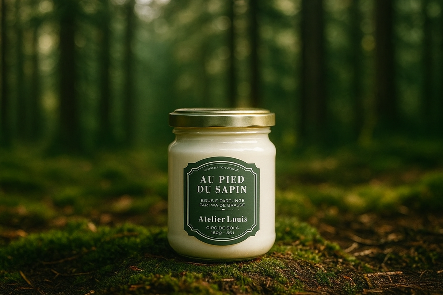 Bougie Parfumée Au pied du sapin