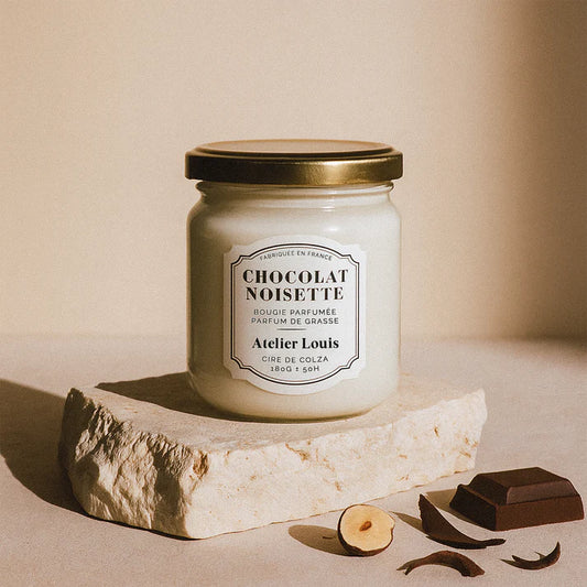 Bougie naturelle Chocolat & Noisette