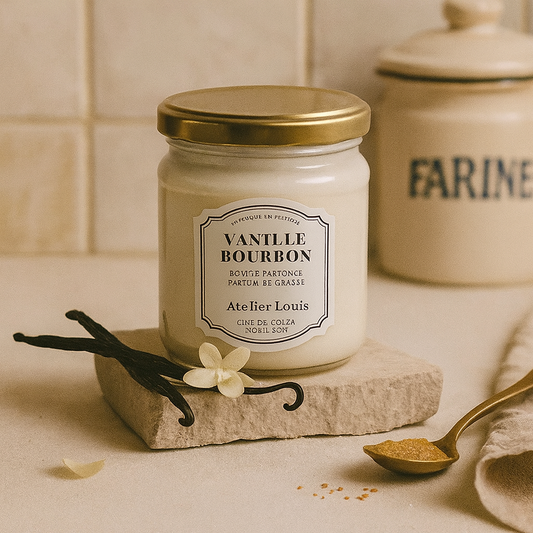Bougie naturelle Vanille Bourbon
