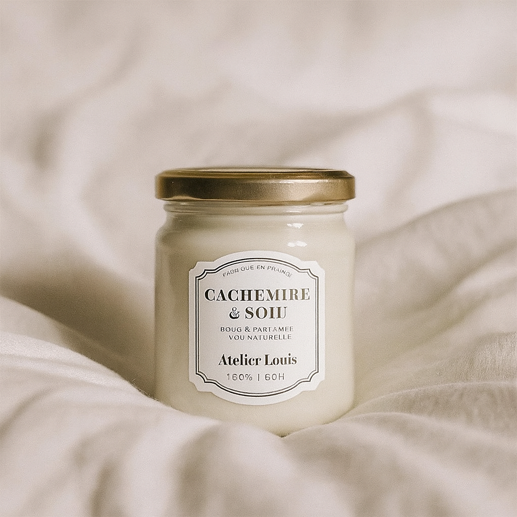 Bougie naturelle Cachemire & Soie