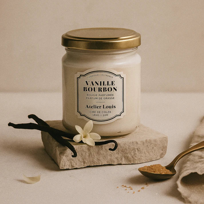 Bougie naturelle Vanille Bourbon