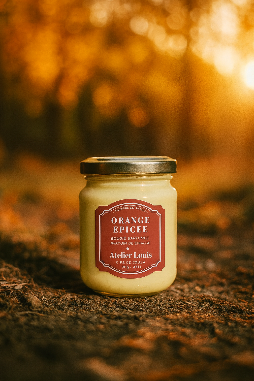 Bougie naturelle Orange Épicée